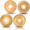 4PCS Angle Grinder Wood Carving Disc Set, Stump Tool Grinder Disc Wheel Attachments for Woodworking