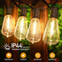 26 14 Bulbs, Dimmable 13 2700K Outdoor String Lights FT Shatterproof LED UL Certified Patio Lights Outdoor Light