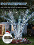 165 500 12 3 Dimmable Voice Controlled Christmas Lights with Remote, FT LED String Lights Indoor Outdoor with Modes