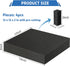 Storystore Polyurethane Foam Sheet, 4 Pcs Black Foam Inserts for Cases Packing Padding, Toolbox, Camera Storage (12 x