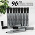 cloudriver Permanent Markers, 96 Count Black Permanent Marker Bulk Set, Chisel Tip, Quick Drying Ink