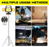 40W 4000LM 6 360Rotate YZONI Rechargeable Work Light, Magnetic LED Work Light with Modes, Battery Powered Portable