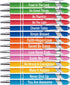 PASISIBICK 14 Pieces Motivational Inspirational Quotes Ballpoint Pens, Snarky Stylus for Office with Black Ink