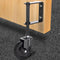 4 Inch Heavy Duty Gate Wheel with Brake, Spring Loaded Caster Wheel, Outdoor Gate Helper for Wooden PVC Fences, 220 Lbs