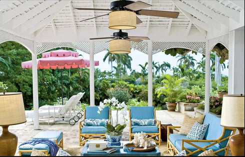 Ceiling Fan Drum Shade Mounting Clips & Strap Easy DIY Attachment for Standard Fan Light Kits Shade NOT Included