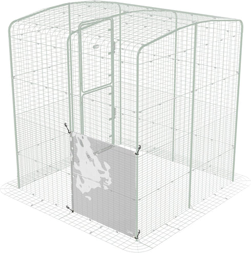 Clear Tarp for Chicken Run - Side Panel | Durable, Made from