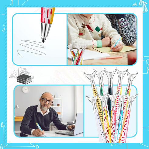 Outus Kawaii Novelty Fishing Pen Ballpoint Ink Pens, 0.7 mm Realistic Fish Decoration for Party Favors (50 Pieces)