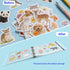 BYSLBTY 3x5 40 Holder1 Index Card Binder with Card Sleeves, Index Card Organizer for Flash Cards, Recipe Cards and Note