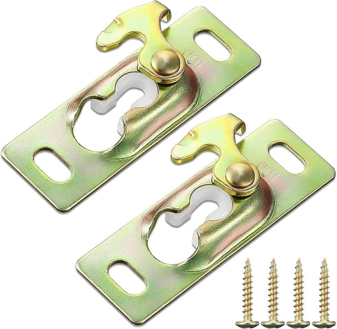 2 Pack Pocket Door Hardware Kit, RV Sliding Door Hanger with Adjustment Wrench, Pocket Door Rollers Assembly