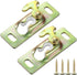 2 Pack Pocket Door Hardware Kit, RV Sliding Door Hanger with Adjustment Wrench, Pocket Door Rollers Assembly
