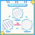 Set: 5-Pack 3-8, Large Handwriting Magic Grooved Practice Copybook with Wooden Alphabet Tracing Board, Reusable Letter