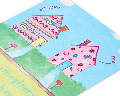 Papyrus Friendship Card with Real Life Sparkle