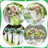 Ouligay 30 5.7 Inch PCS Flower Water Tubes Floral Water Tubes for Fresh Flower Stem with Caps, Plastic Green, Single