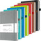 Blank Journal Notebook, 7 Pack Leather Unlined Notebooks, 120 GSM Thick Paper, A5, Multi Colors for School and Work