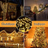 25ft 50 Counts Commercial IP:65, Warm White LED Christmas Lights - Grade Outdoor Waterproof, Green Wire, Xmas Tree