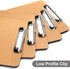 Wood Clipboards 40 Pack, Letter Size Hardboard Clip Board 8.5x11 for Classroom, Students & Office Supply