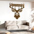 Custom Deer Hunter Name Wall Decal Personalized Hunting Wildlife Transparent DTF Vinyl