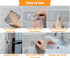 Yunshan Strongest Door Stopper, 6 PCS, 1.97“ Clear Rubber Wall Protector, Self Adhesive Bumper Guard