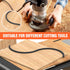 39" Trimming, Flexible Router Template for Woodworking, Plastic Profiling Strip & Edge Guide Kit for Precision Fits