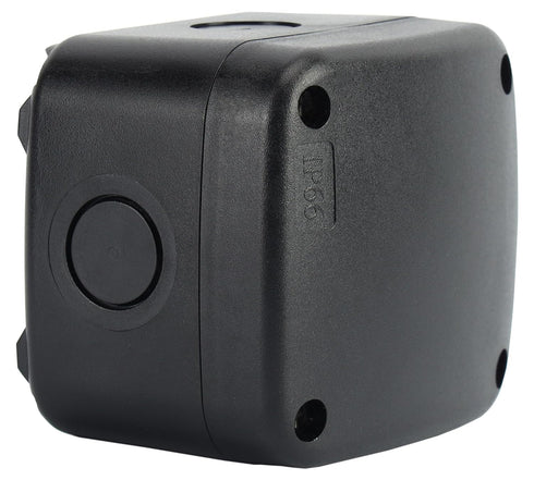 IP66 Outdoor Weatherproof Universal Electronics Enclosure, Black Junction Box, 3.3"X2.9"X2.3" Small