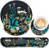 QOMOLAMA Mouse Pad with Wrist Rest Set, 3-in-1 Wrist Support Mouse Pad Set,