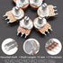 Taiss 77PCS Potentiometer Kit with Rotary Knobs, WH148 1K-100K Ohm Assortment for Variable Resistor