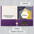 Better Office Products Two Pocket Portfolio Folders, 50-Pack, Purple, Letter Size Paper Folders