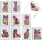 The Best Card Company 20 Assorted Blank Notecards Bulk Box Set - 4 x 5.12 Inch with Envelopes