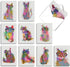 The Best Card Company 20 Assorted Blank Notecards Bulk Box Set - 4 x 5.12 Inch with Envelopes