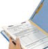 Smead Classification File Folder - 1 Divider, 2" Expansion, Letter Size, Blue, 10 per Box (13701)