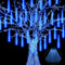 JJGoo Christmas Lights Meteor Shower Rain Lights, 10 Tube 240 LEDs Icicle Lights for Xmas Halloween Party Decor