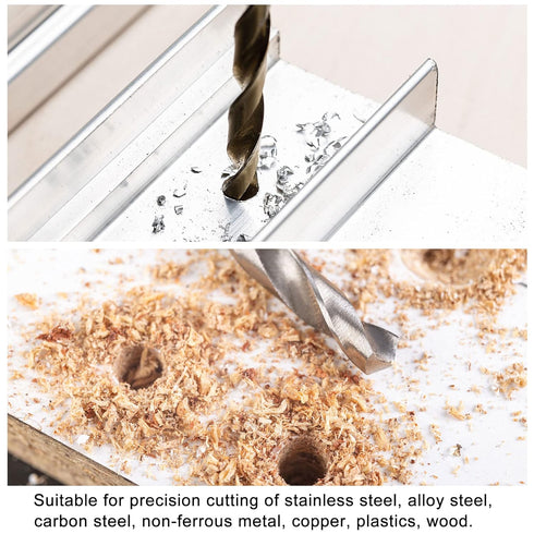 uxcell 3.5mm Solid Carbide Twist Drill Bits - Metric Left Hand Spiral Flutes for Stainless Steel (2pcs)