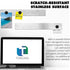 TonGass Magnetic Strip (6 Pcs, 2x15 Inches) with Adhesive Backing Stainless Steel Strips for Home Office