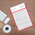 Merkaunis 60 Pack 10x14 Inches 6 Dry Erase Pockets, Oversized for Neat Insertion, Job Ticket Holders, Clear Reusable