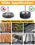 10 Pack Wire Wheel Brush for Drill Attachment, Rocaris 2 Inch Heavy Duty Wire Brushes for Paint Rust Removal