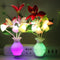 AUSAYE 2 PCS Plug-in Night Light with Auto Light Sensor,RGB LED Mushroom
