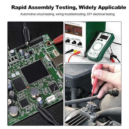 Zoeyilan 25PCS (20 Automotive Test Circuit Leads Kit, Multi Function Auto Diagnostic Tools, Multimeter Test Leads Kit