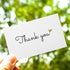 RXBC2011 100 Little Thank You Cards with Gold Heart Design, Bulk Thank You Notes for All Occasions (3.5 x 2 Inch)