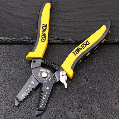 DOWELL 10-22AWG+22-30AWG Wire Stripping Tool, Multi-Function Hand Tool for Electrician, 2-Piece