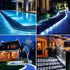 66 200 8 Solar Rope Lights Outdoor Waterproof, Feet LED Modes Fairy Lights String Light, Cool White Tube Light