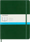 Moleskine Classic Notebook, Soft Cover, XL (7.5" x 9.5"), Dotted, Myrtle Green, 192 Pages