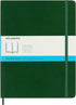 Moleskine Classic Notebook, Soft Cover, XL (7.5" x 9.5"), Dotted, Myrtle Green, 192 Pages