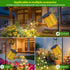 BETOLEAN Solar Watering Can Lights Waterproof, Solar Lights Outdoor Decorative Garden Decor Metal Hanging Lights