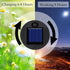4 Warm(2.76 Inch Pieces Replacement Solar Light Tops Outdoor Hanging Lantern Solar Light Parts Round Waterproof