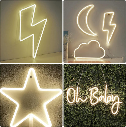 16.4ft Dimmable Neon Rope Lights, Rope Lights with Remote and Adapter, Waterproof Flexible Smart Led Strip Lights