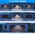 2 Pack 36 6000K, Clip On Solar Motion Lights Outdoor Waterproof, Motion Sensor Outdoor Lights with LEDs, Portable Solar