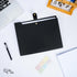 Expanding File Folder - 7 Pocket Letter Size Accordion File Organizer with Labels - Black