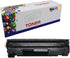 HIINK 1-Pack Compatible Toner Cartridge Replacement for CE285A 85A for Laserjet Pro M1132, M1212nf, M1217nfw, P1102w