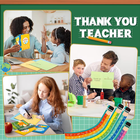 Fuyoooo 120 Sets, 4x6 Graduation Gifts Teacher Appreciation Cards Thank You Cards for Teachers from Students