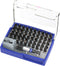 51-Piece Screwdriver Bit Set with Quick Released Magnetic Impact Bit Holder - Includes Phillips, Hex, Star, Square,